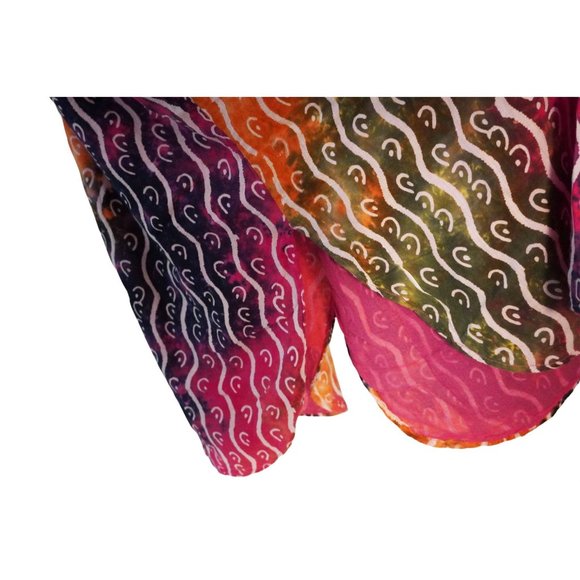 Tie Dye Dress, Maxi Dress, House Dress, Kaftan Dress, Hippie Dress, Boho Caftan - Picture 5 of 8